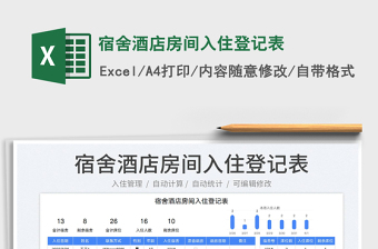 2022公司度假别墅入住客房表