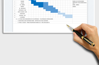 2022工程進度計劃表免費下載