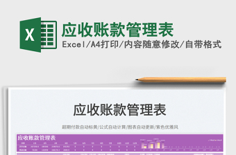 2022應(yīng)收賬款管理表免費(fèi)下載