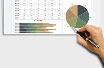 2023業務員一周銷量數據圖表免費下載