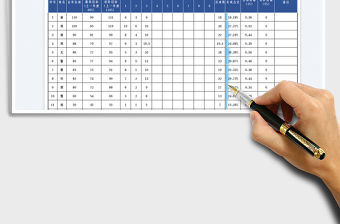2022業務部年度銷售記錄表免費下載