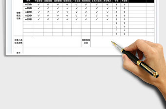 2023安全生產檢查表免費下載