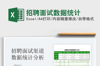 2023招聘面試數(shù)據(jù)統(tǒng)計免費下載