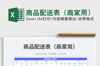 2022商品小食品表格模板