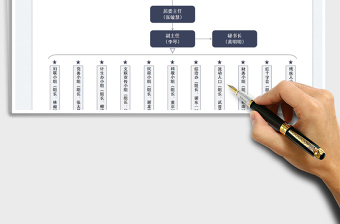 2023居委会组织架构图免费下载