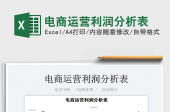 2023電商運(yùn)營(yíng)利潤(rùn)分析表免費(fèi)下載