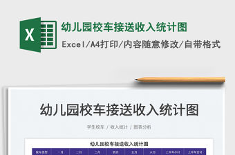 2023幼兒園校車接送收入統計圖免費下載