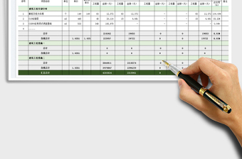 2022中間計量審核匯總表免費下載