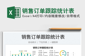 2022銷(xiāo)售訂單跟蹤統(tǒng)計(jì)表免費(fèi)下載