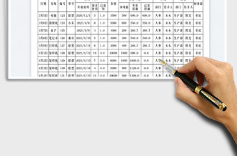 2023固定資產移交明細登記表免費下載