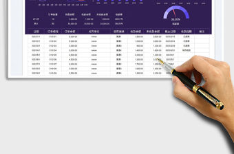 2023銷售訂單及收款提醒表免費下載