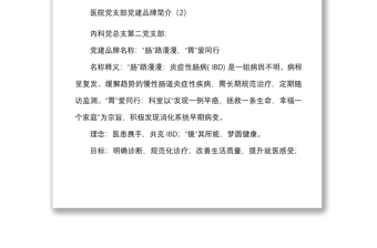 21個(gè)醫(yī)院黨支部黨建品牌名稱理念和目標(biāo)簡(jiǎn)介范文21個(gè)