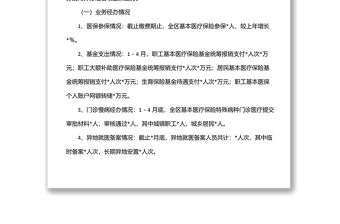 醫保局2022年上半年工作總結