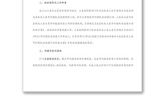 節約型機關創建行動實施方案