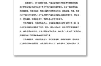 團支部書記任前表態發言