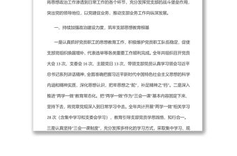 “兩優(yōu)一先”先進(jìn)黨支部事跡材料