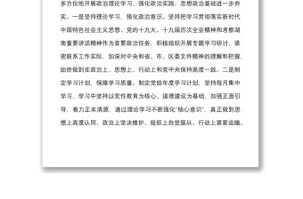 領導班子職能運行情況匯報范文考核材料工作匯報年度總結述職報告