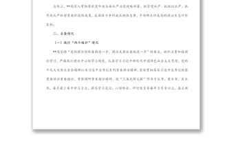 執法機構政治生態分析研判自查報告