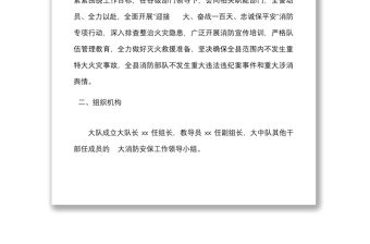 迎接   大奮戰(zhàn)一百天忠誠(chéng)保平安消防專項(xiàng)行動(dòng)方案范文工作實(shí)施方案