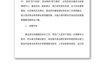 20xx年市直林業系統深化創建模范機關工作實施方案范文