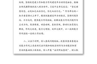 能力建設提升年心得體會（治安部門負責人）