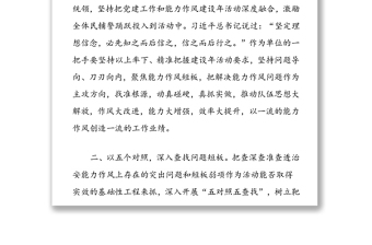 能力建設(shè)提升年心得體會(huì)（治安部門(mén)負(fù)責(zé)人）