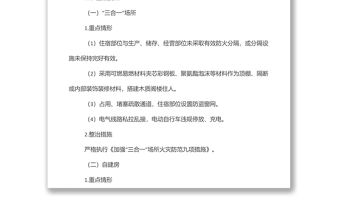 xx街2022年度消防安全“掃雷”行動工作方案