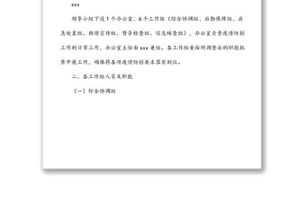 xxx國企關于調整新冠疫情防控工作領導小組人員及各工作組職能的通知