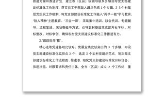 2篇2022-2023基層黨支部標準化規范化建設情況總結報告亮點經驗交流