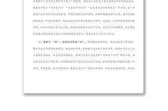 集團公司安全生產工作匯報材料