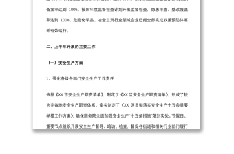應急管理局2022年度上半年工作總結暨下半年工作謀劃 應急管理局2022年度上半年工作總結暨下半年工作謀劃
