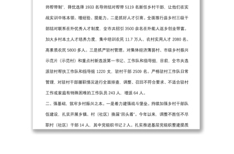 抓黨建促鄉(xiāng)村振興工作匯報