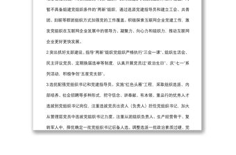 縣非公有制經濟組織和社會組織2022年黨建工作計劃