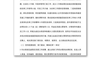 某市共青團黨建帶團建工作情況匯報