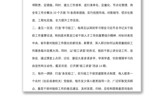 組織部門機(jī)關(guān)黨建工作匯報(bào)