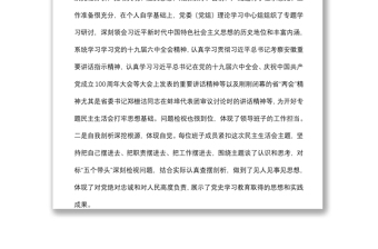 在單位黨史學(xué)習(xí)教育專題民主生活會點評講話