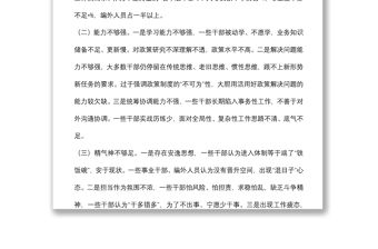 區委常委、組織部長關于鎮街中層及以下干部隊伍建設的調研報告