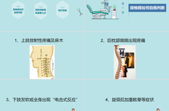 2022颈椎病知识讲座PPT清新创意绿色医疗健康知识讲座通用PPT