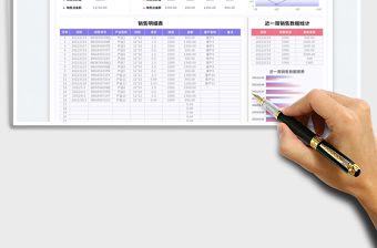 2023銷售記錄臺賬-銷售數據分析免費下載