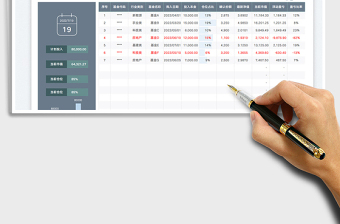 2023基金投資倉位控制表（自動(dòng)盈虧計(jì)算）免費(fèi)下載