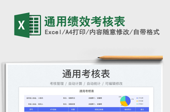 2023通用績效考核表免費下載