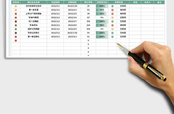 2023工作學習計劃表免費下載