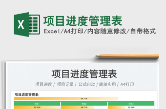 2023項(xiàng)目進(jìn)度管理表免費(fèi)下載