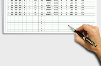 2023物品報廢清單表免費下載