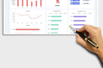 2023半年度項目利潤表-可視化圖表免費下載