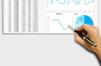 2023月度收入分析表免費(fèi)下載