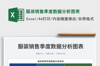 2023服裝銷售季度數(shù)據(jù)分析圖表免費下載