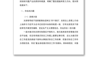 黨支部班子“迎盛會(huì)、鑄忠誠(chéng)、強(qiáng)擔(dān)當(dāng)、創(chuàng)業(yè)績(jī)”主題教育專(zhuān)題組織生活會(huì)對(duì)照檢查