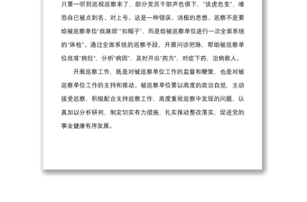 10篇巡察工作座談會交流發(fā)言材料范文