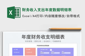 2023財(cái)務(wù)收入支出年度數(shù)據(jù)明細(xì)表免費(fèi)下載